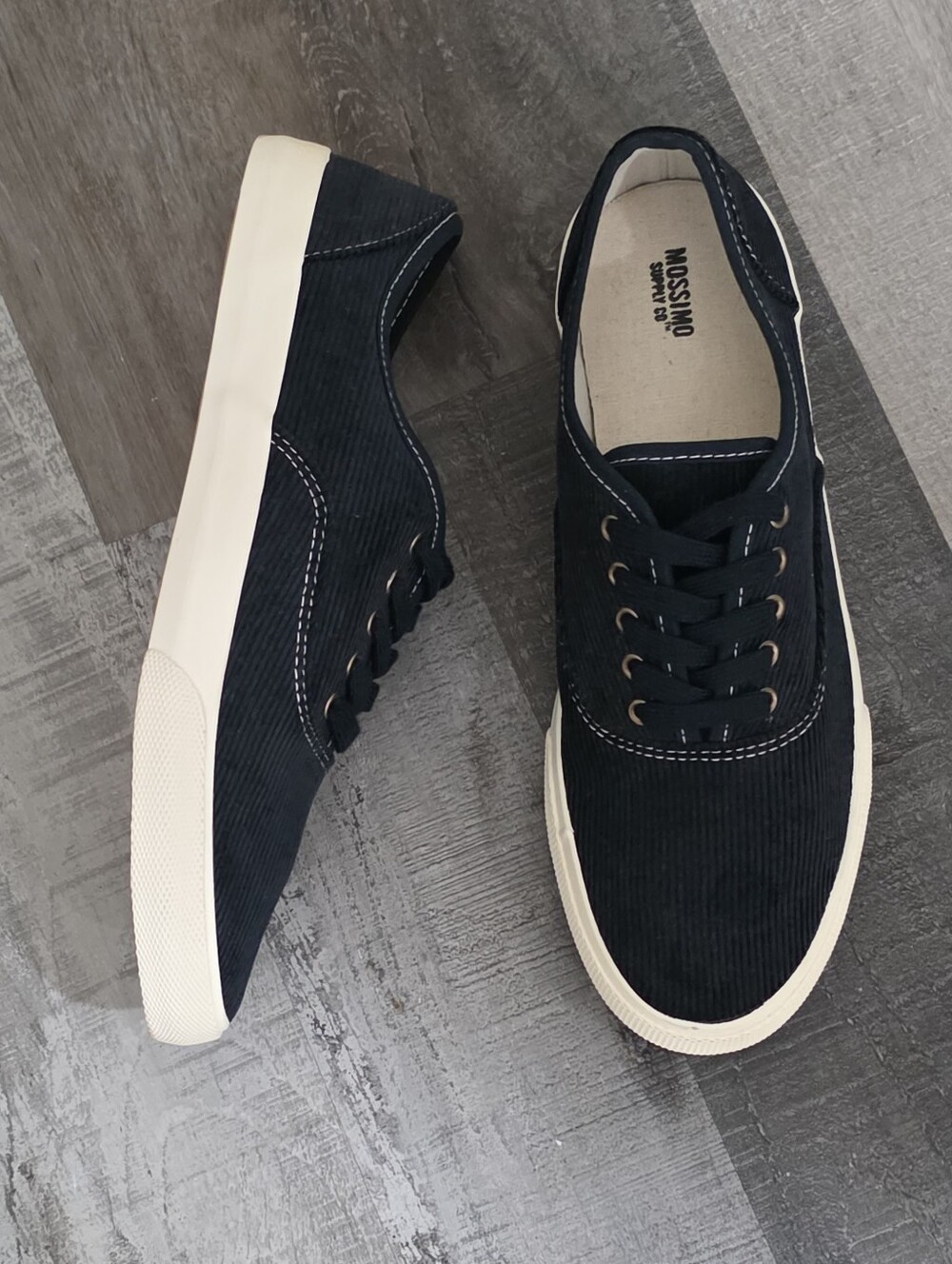 Mossimo Supply Co. Navy Corduroy Low-Top Sneakers